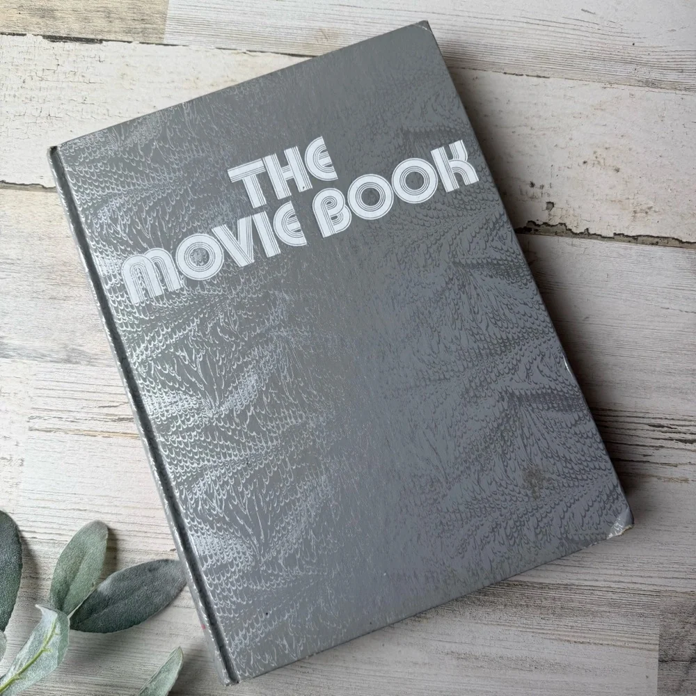 Vintage 'The Movie Book' Hardcover (1974) Film Buff Coffee Table Book